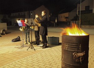 Musikeinlage durch Kevin, Benjamin und Mathias