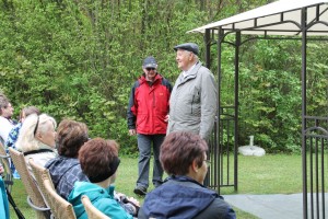 Altbürgermeister Leopold Schneidhofer im Schloss Hernstein